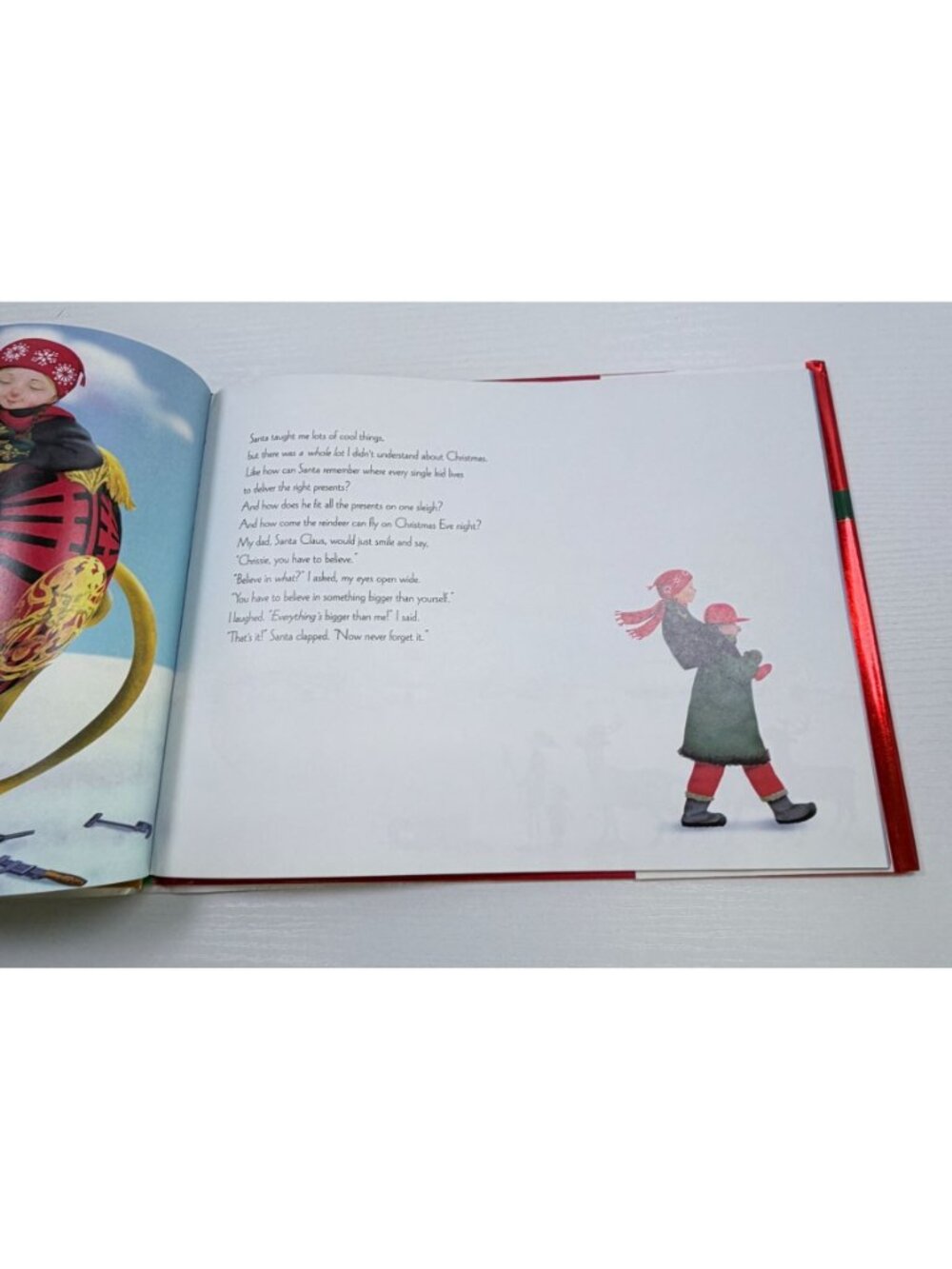 Santa Kid Childrens Christmas Book James Patterson 2004 Hardcover with Poster - Picture 8 of 13